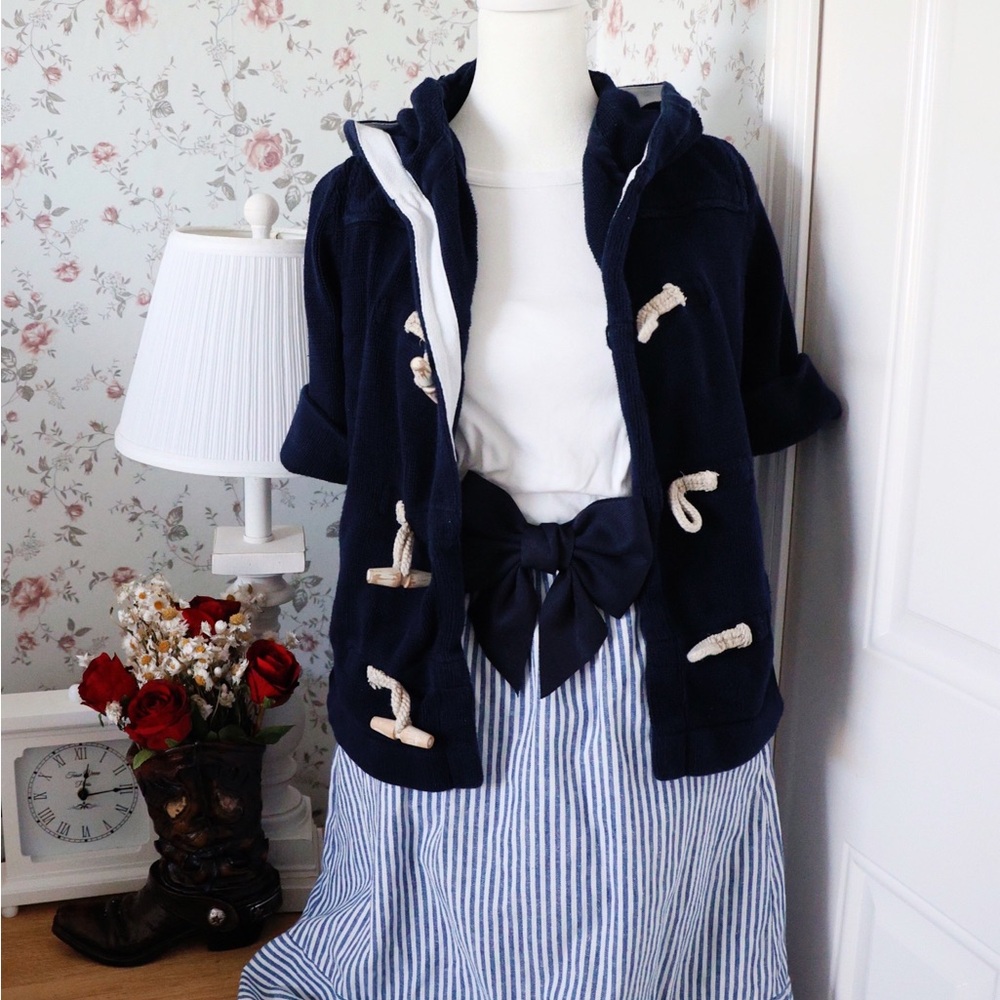 Navy Hooded Ralph Lauren sailor sweater